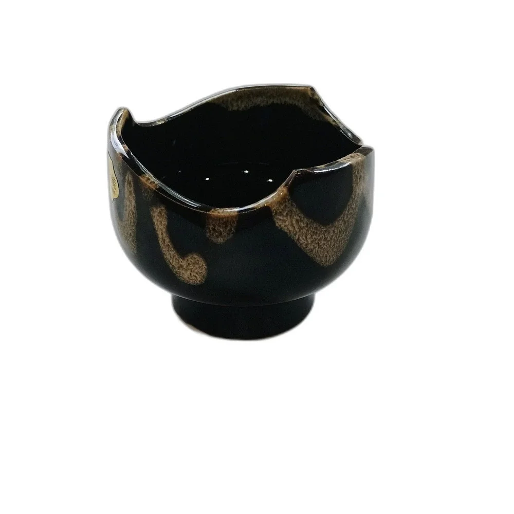 Authentic Handcrafted Japanese Kiyomizu Ware Sake Cup / Chawan Bowl by Wako